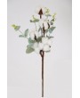Okaliptus Pamuk Dalı Bitkili 5li Yapay Çiçek